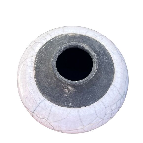 Antique Vintage Mini Raku Studio Art Pottery Vase Signed A - Picture 4 of 5